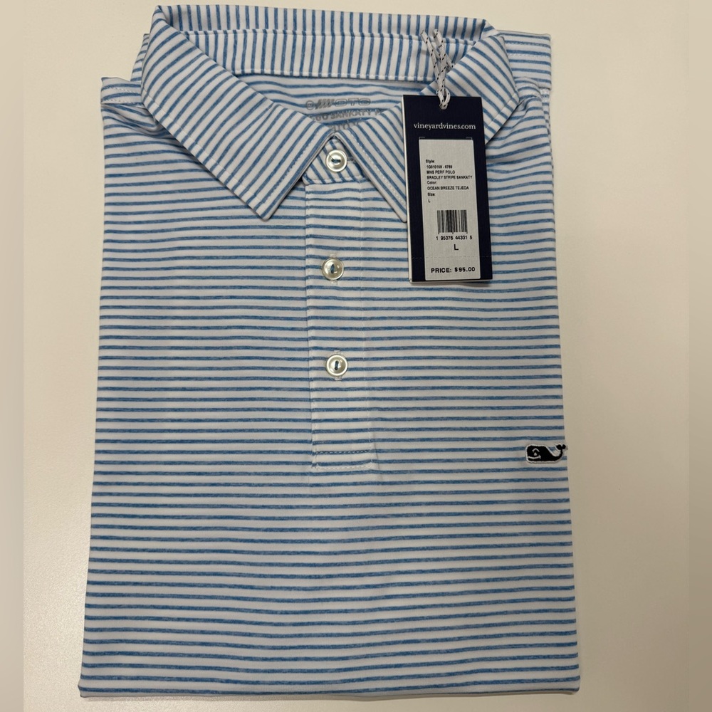 New men’s Vineyard Vines on the go sankaty polo